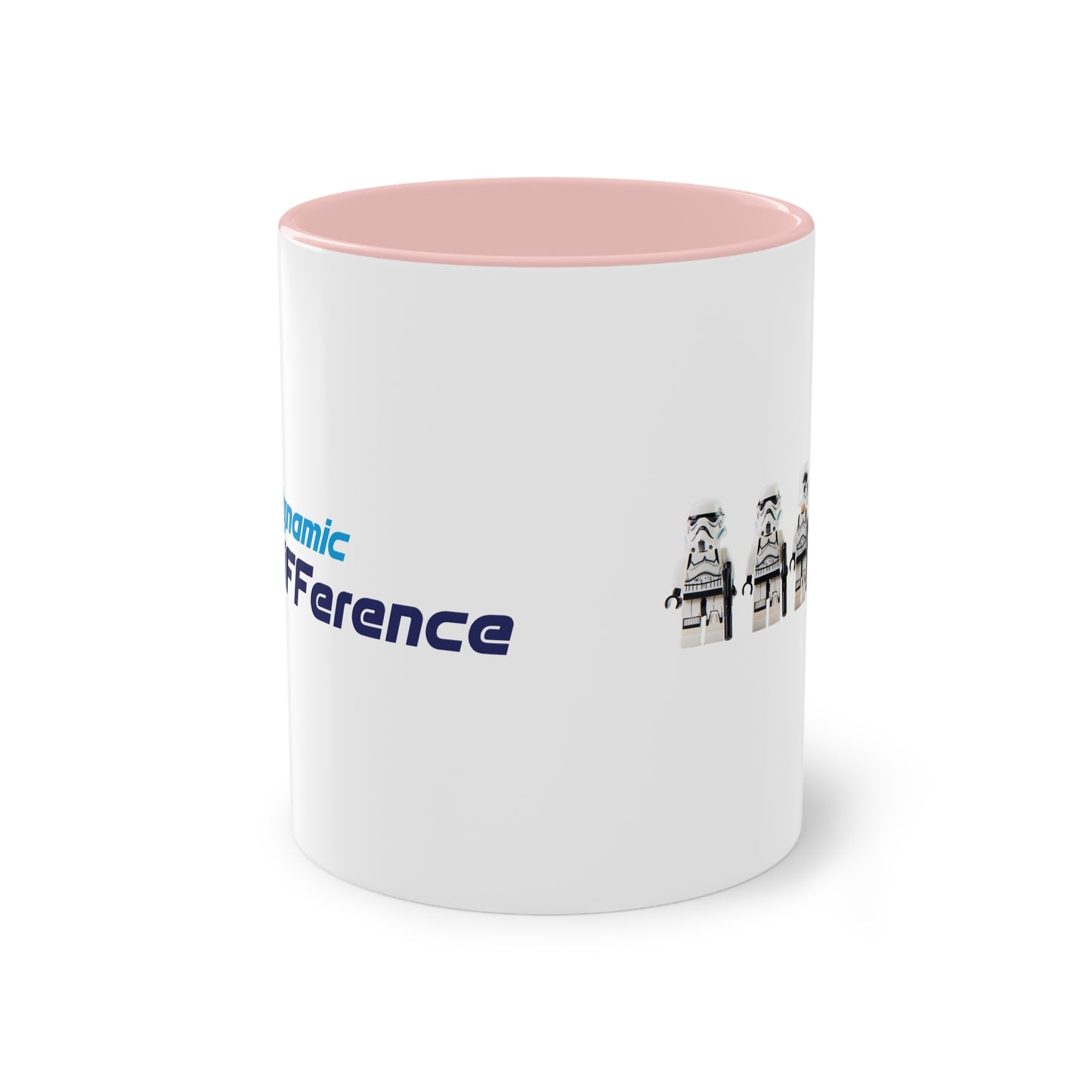 Zweifarbige Kaffeebecher