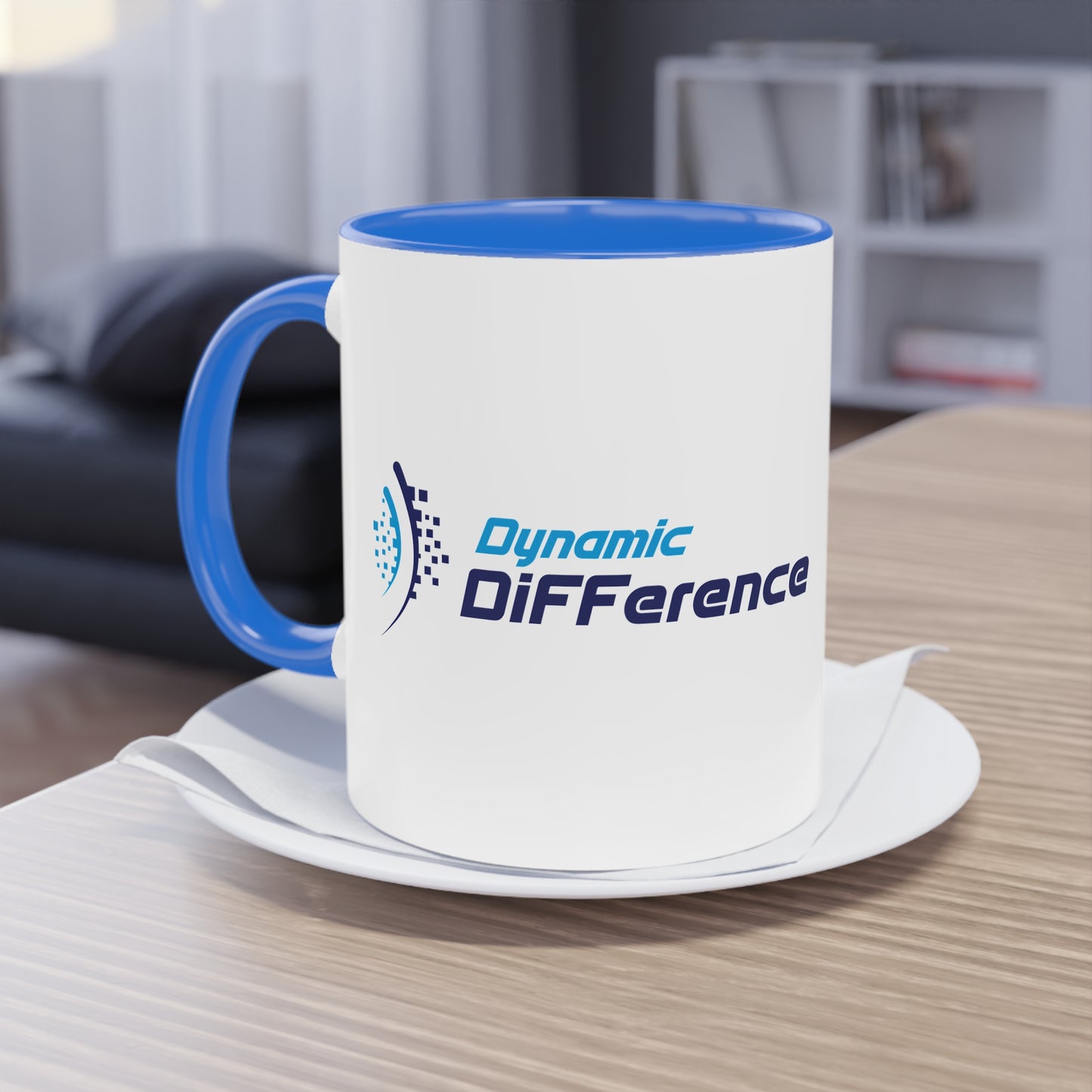 Zweifarbige Kaffeebecher