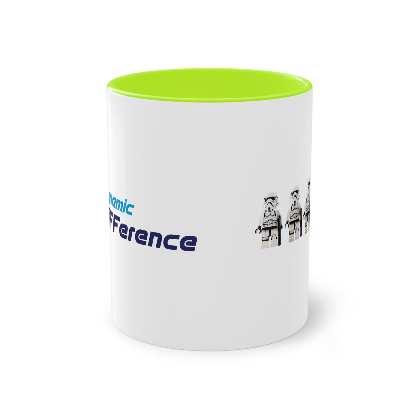 Zweifarbige Kaffeebecher