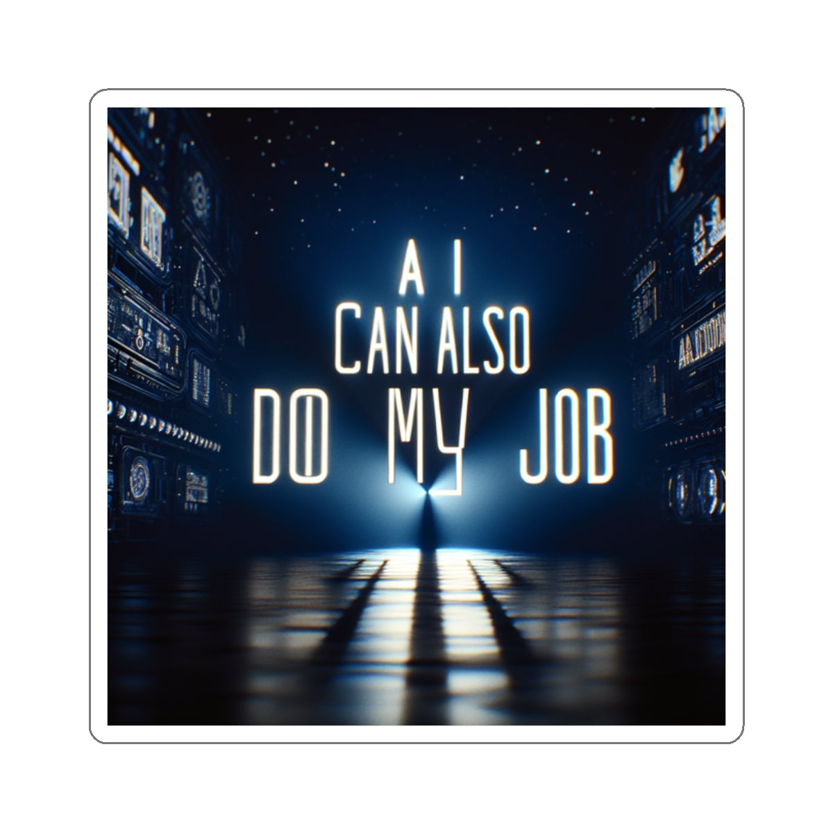 AI can do my job Sticker