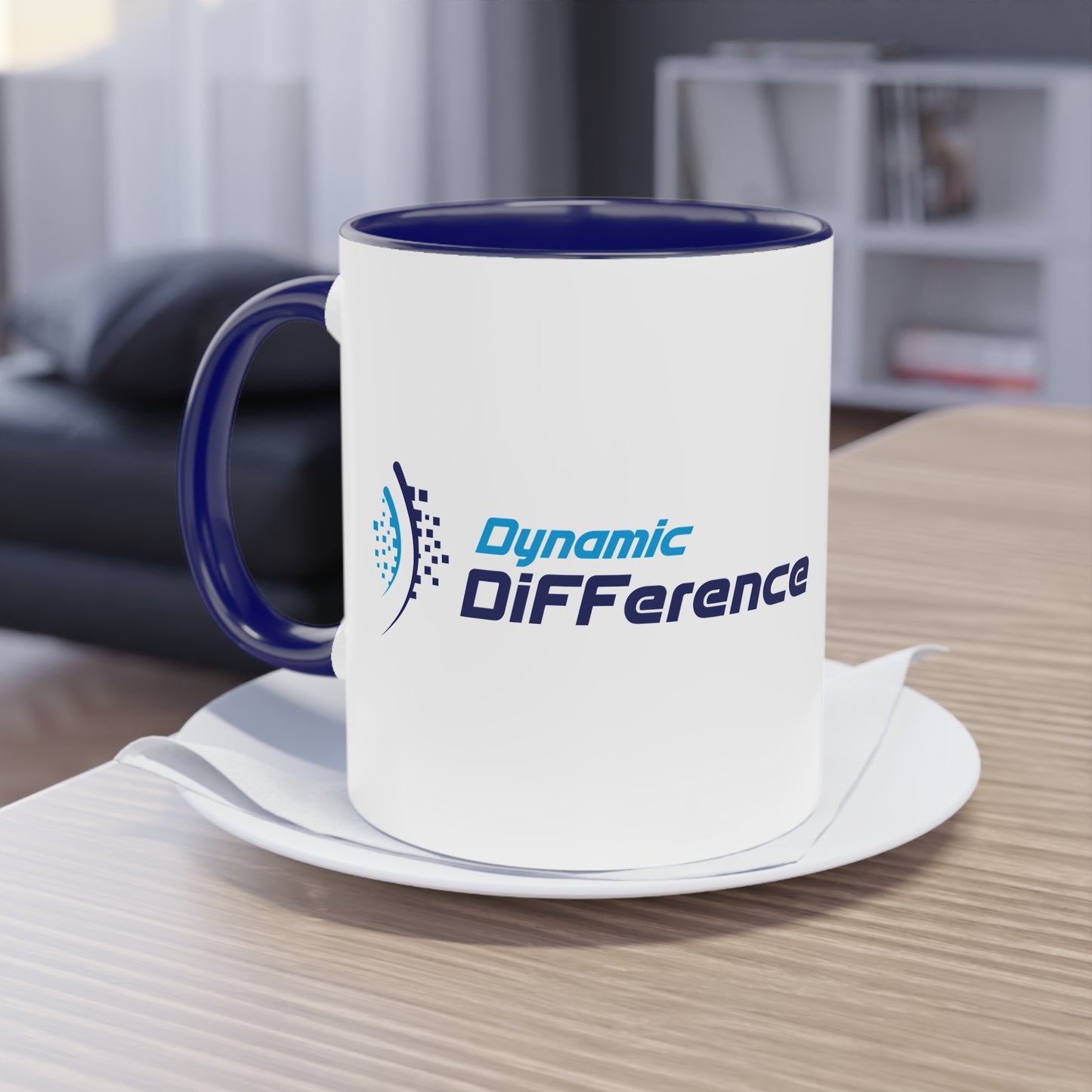 Zweifarbige Kaffeebecher