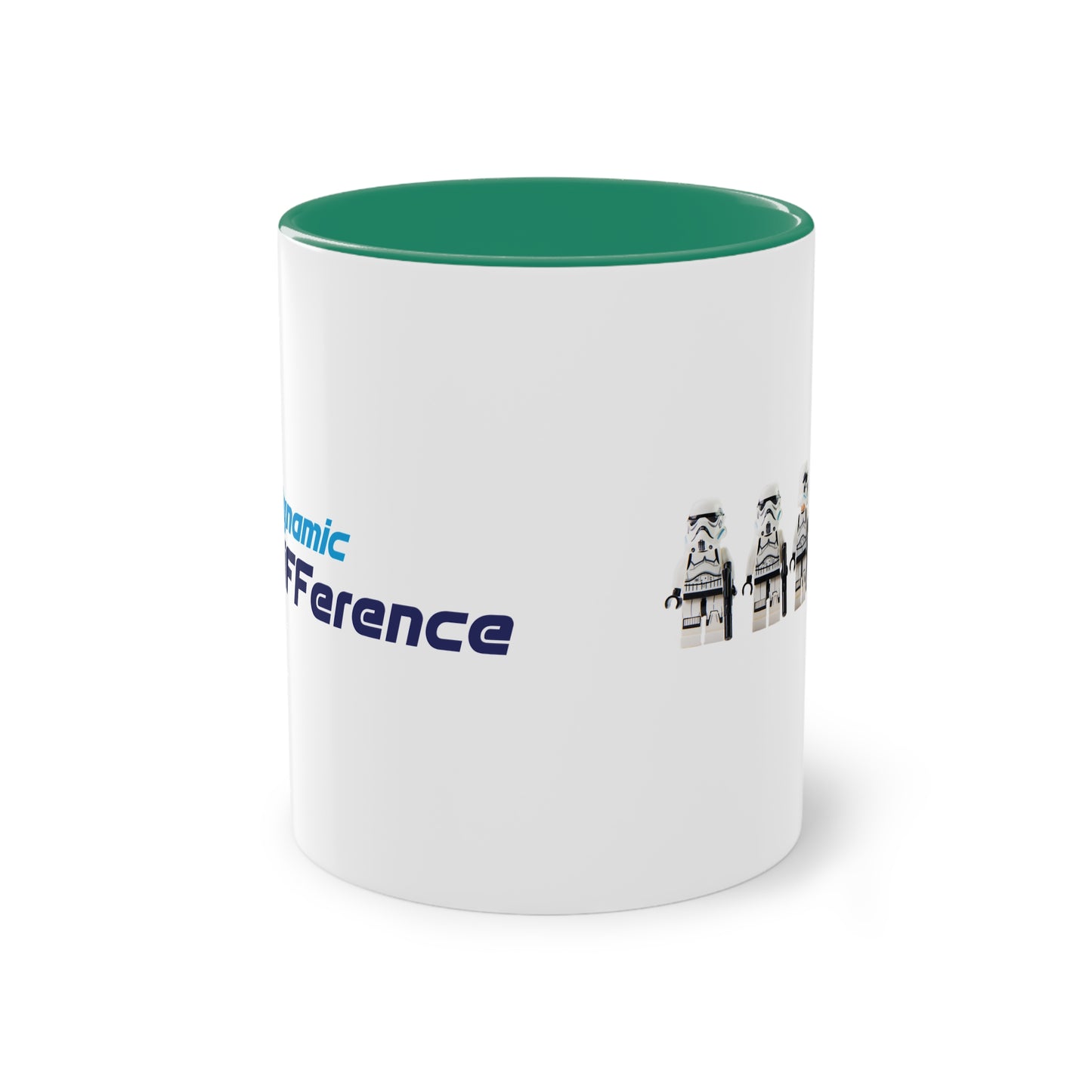 Zweifarbige Kaffeebecher