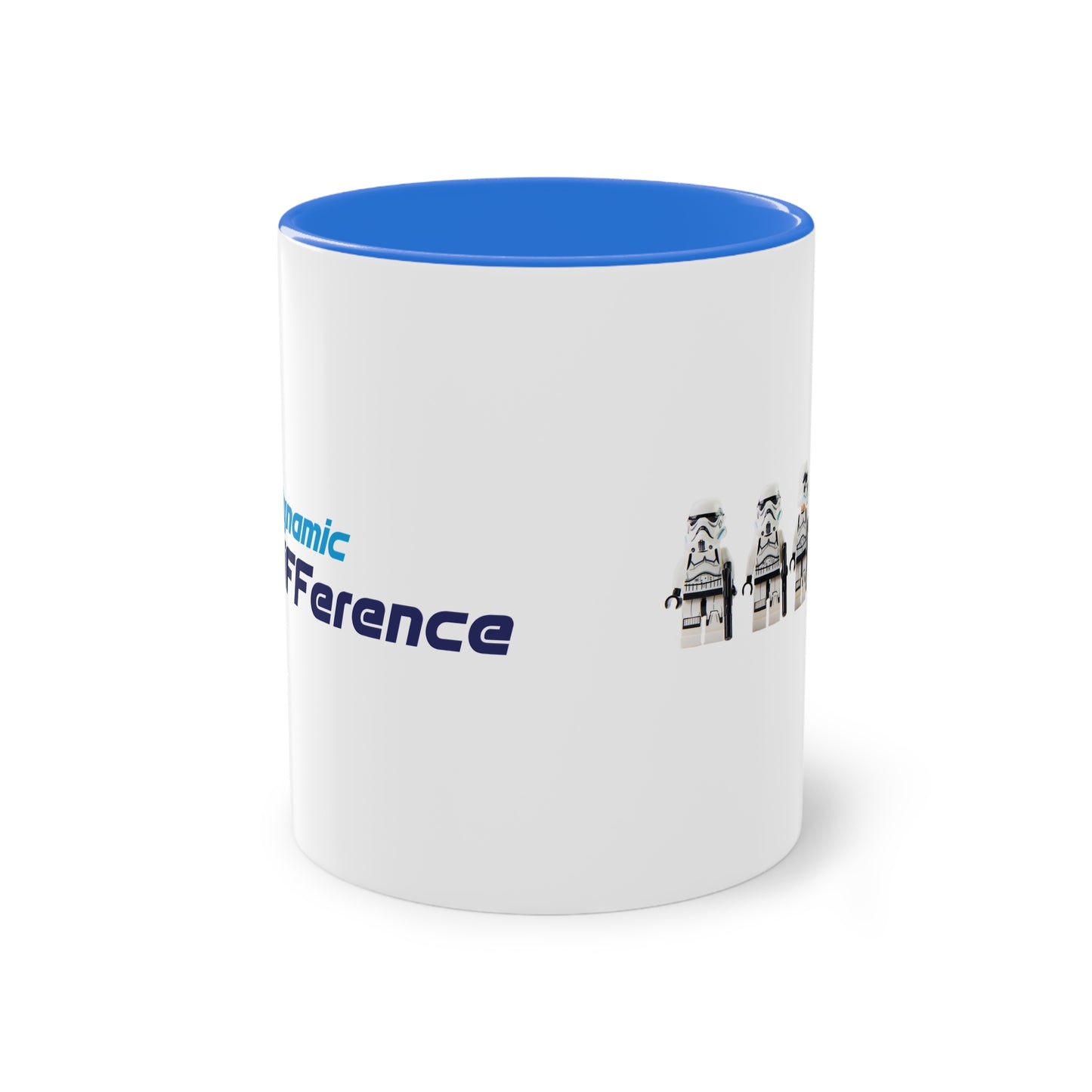 Zweifarbige Kaffeebecher