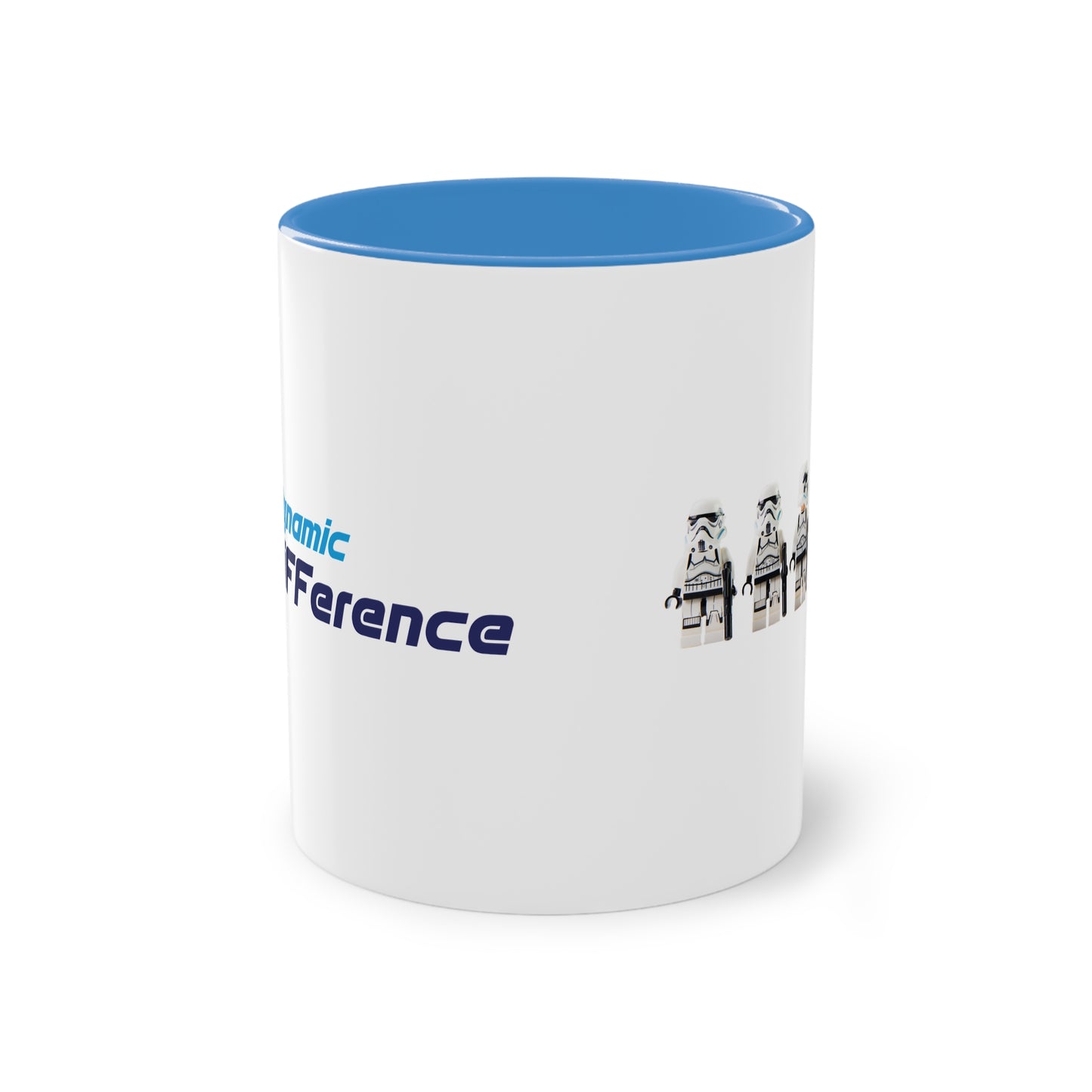 Zweifarbige Kaffeebecher