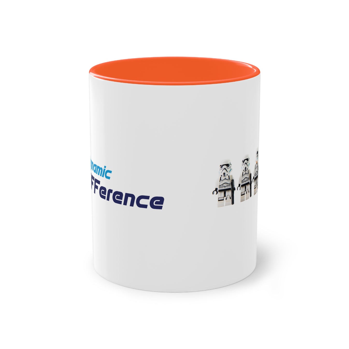 Zweifarbige Kaffeebecher