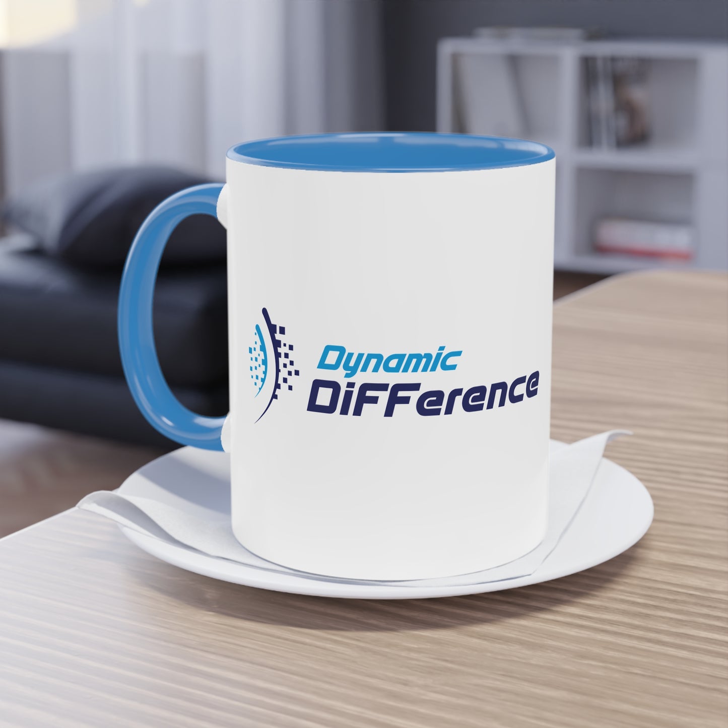 Zweifarbige Kaffeebecher