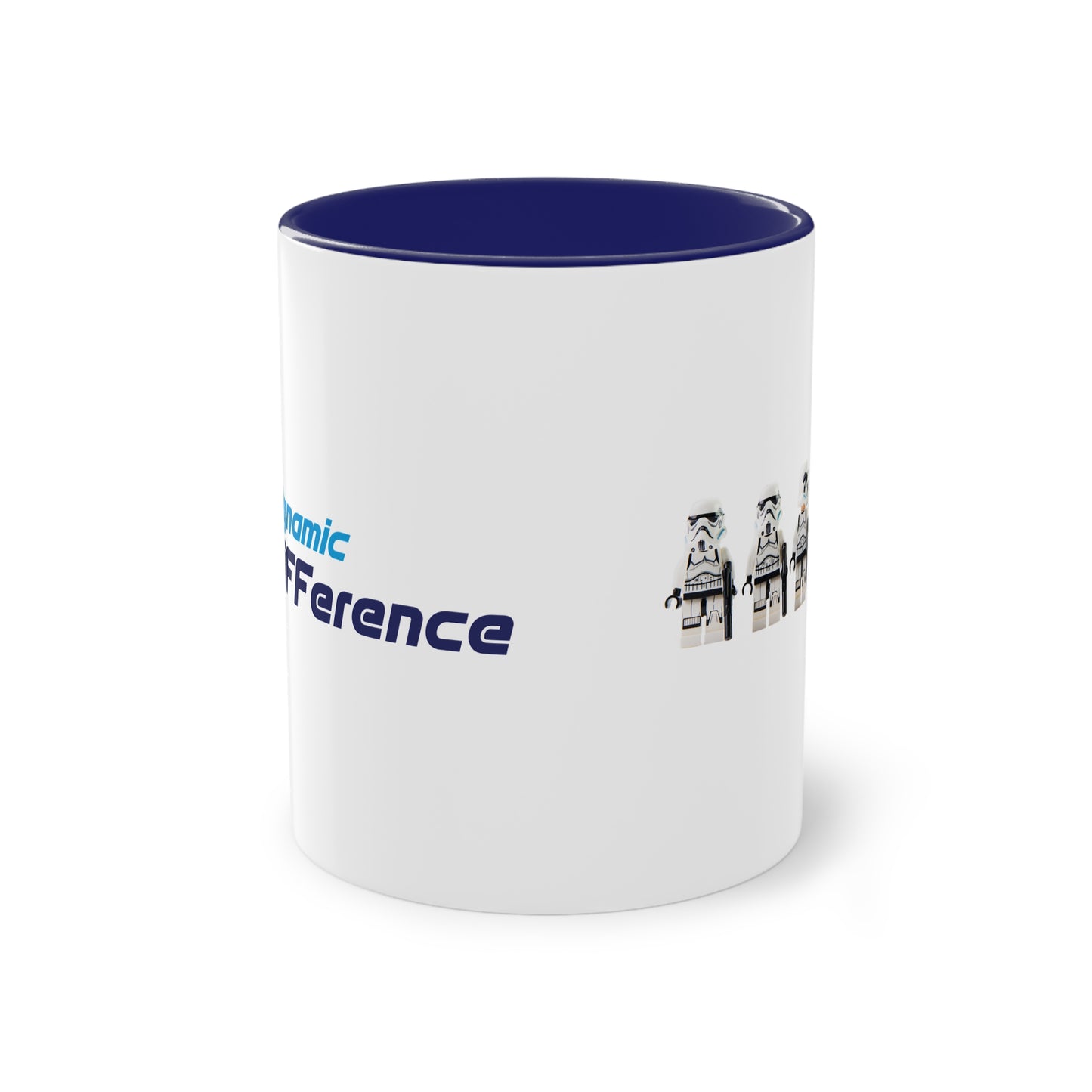 Zweifarbige Kaffeebecher