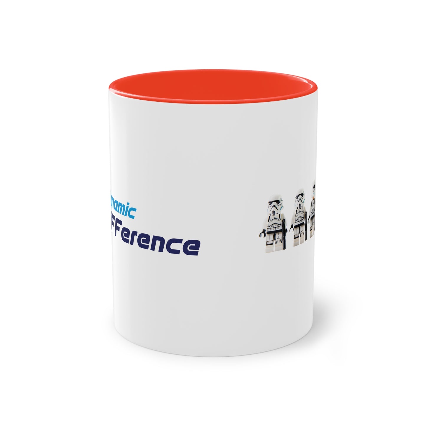 Zweifarbige Kaffeebecher